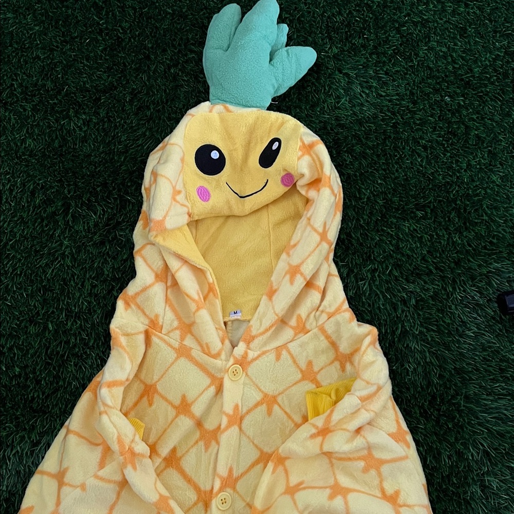Yellow Pineapple Onesie Jumpsuit - Picture 4 of 5